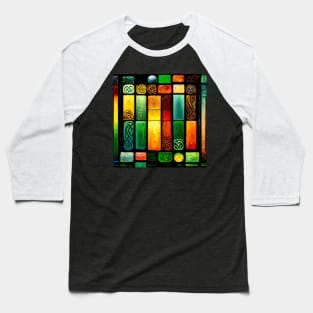 Celtic Stained Glass Baseball T-Shirt